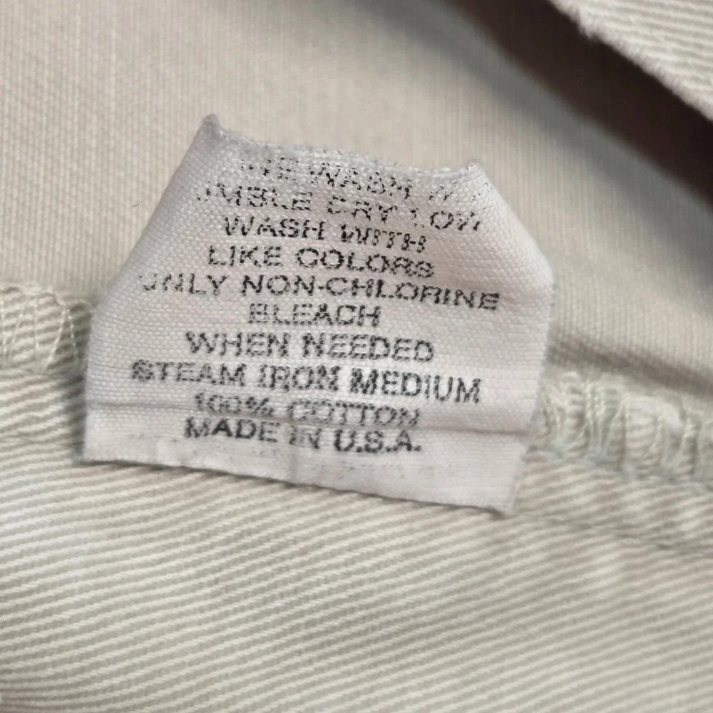 Vtg Polo Ralph Lauren Chinos Mens 33x26‎ Tan Pleated Made in USA Khaki Pants